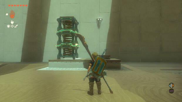 The Legend of Zelda Tears of the Kingdom - Santuarios del Pantano de Lanayru y Necluda occidental: Santuario de Muronoq: Torre de tres muelles