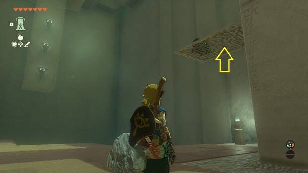 The Legend of Zelda: Tears of the Kingdom - Santuarios del Monte Lanayru: Santuario de Iqaisen, cofre en la pasarela
