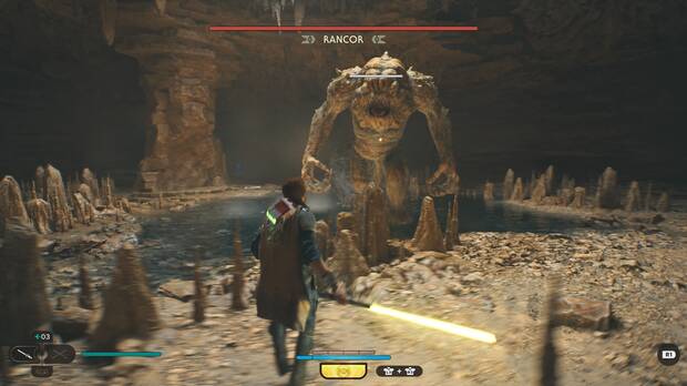 Star Wars Jedi: Survivor - Combate contra el enemigo legendario Rancor