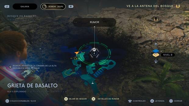 Star Wars Jedi: Survivor - Localización de la cámara de la razón