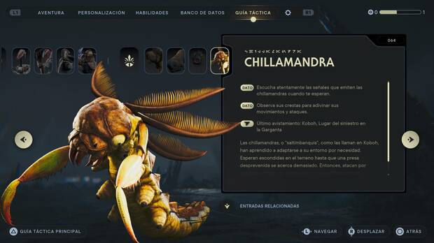 Star Wars Jedi: Survivor - Escáner del enemigo Chillamandra