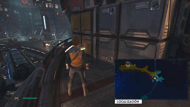 Star Wars Jedi: Survivor - Localización del tesoro 06 en Hangar 2046-C de Coruscant