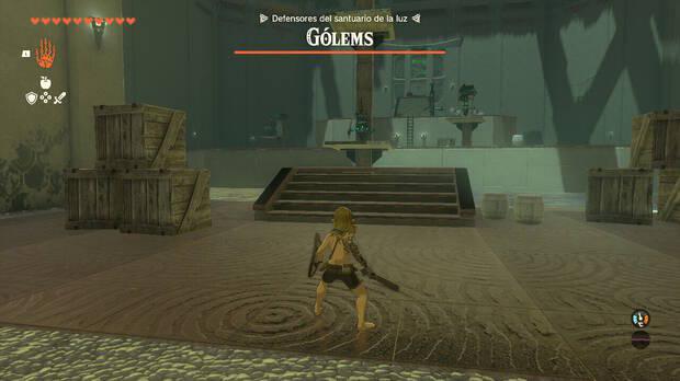 The Legend of Zelda - Santuarios de Necluda oriental: Santuario de Si'umim, estrategia para vencer a los gólems