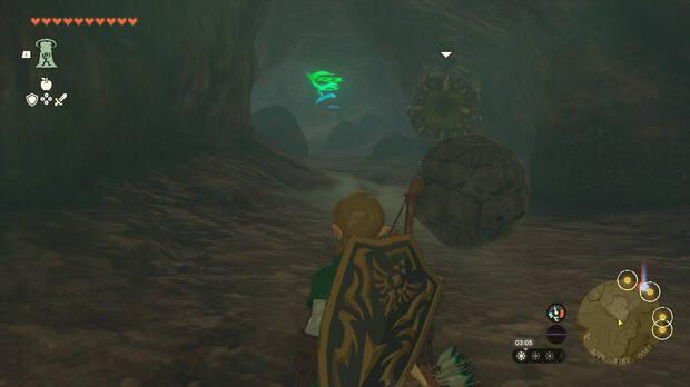 The Legend of Zelda - Santuarios de Necluda oriental: subir hasta el Santuario de Bamitoq por la cueva