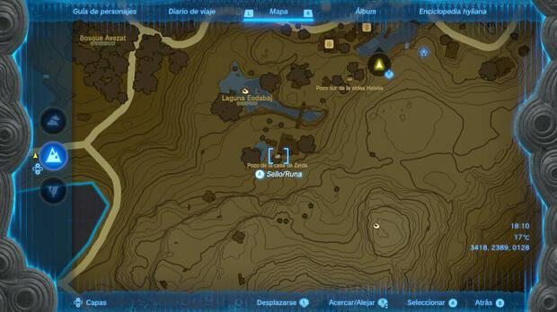 Zelda: Tears of the Kingdom - Ubicación del pozo de la casa de Zelda
