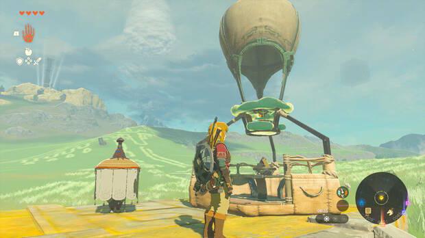 Zelda: Tears of the Kingdom - Mejores vehículos básicos: Globo aerostático