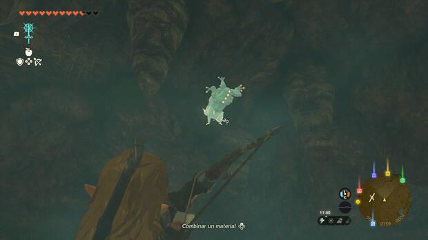 Zelda: Tears of the Kingdom - Reconocer fantasmos en las cuevas