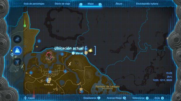 Zelda: Tears of the Kingdom - Primera ubicación de Koltin en la Posta del bosque
