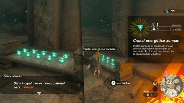 Zelda: Tears of the Kingdom - Cómo conseguir cristales energéticos