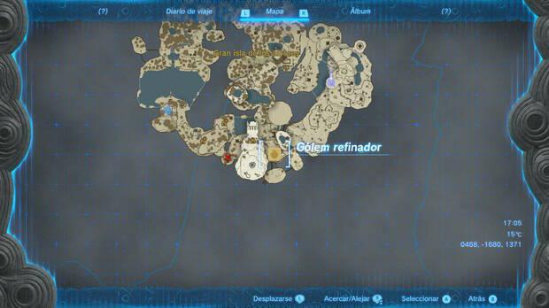 Zelda: Tears of the Kingdom - Gólem refinador de la Gran isla de los albores