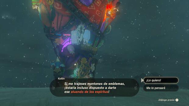 Zelda: Tears of the Kingdom - Todos los tesoros de Koltin