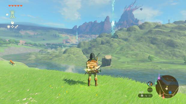 Zelda: Tears of the Kingdom - Cuevas con fantasmos marcadas con rayos de luz