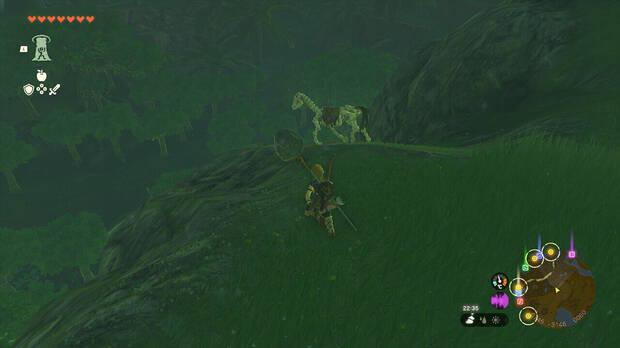 Zelda: Tears of the Kingdom - Encontrar un caballo esqueleto
