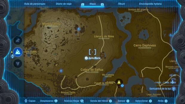 Zelda: Tears of the Kingdom - Localización del Parque Sanidin con caballos esqueleto