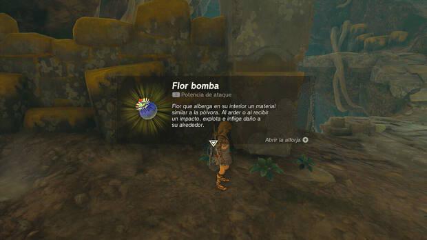 Zelda: Tears of the Kingdom - Dónde conseguir flores bomba
