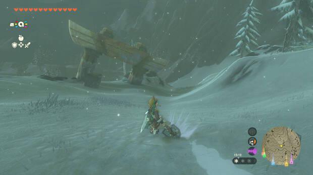 Zelda: Tears of the Kingdom - Cómo deslizarse con un escudo
