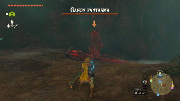 Zelda: Tears of the Kingdom - Combate contra el mini-jefe Ganon fantasma