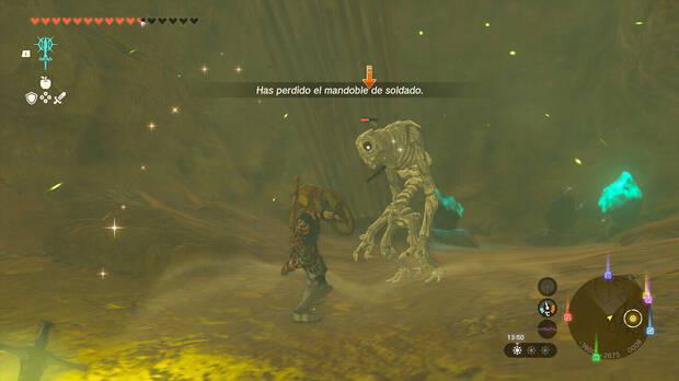 Zelda: Tears of the Kingdom - Aspecto de gibdo debilitado por elementos