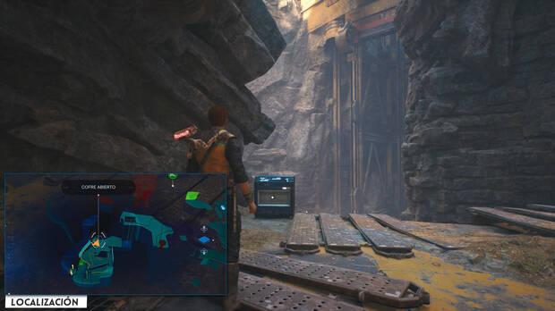 Star Wars Jedi: Survivor - Localización del cofre 08 en Presa abandonada de Koboh