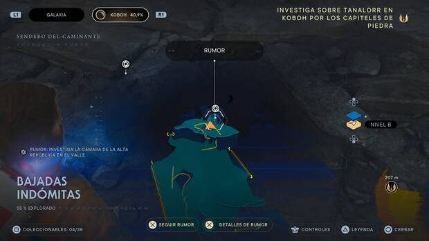 Star Wars Jedi: Survivor - Localización de la cámara de la claridad