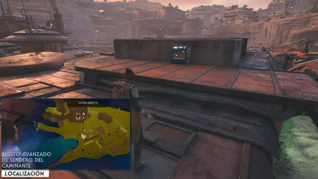 Star Wars Jedi: Survivor - Localización del cofre 25 en Puesto avanzado de Sendero del Caminante de Koboh