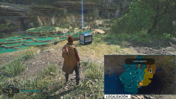 Star Wars Jedi: Survivor - Localización del cofre 40 en Río del embaucador de Koboh