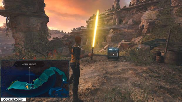 Star Wars Jedi: Survivor - Localización del cofre 11 en Sendero sur de Koboh