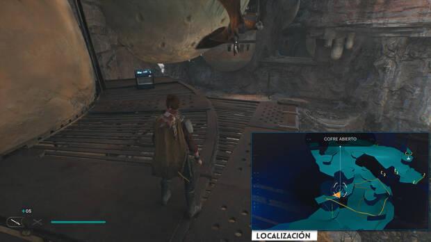 Star Wars Jedi: Survivor - Localización del cofre 55 en Asentamiento antiguo de Koboh