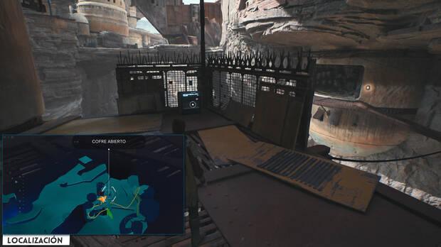 Star Wars Jedi: Survivor - Localización del cofre 57 en Asentamiento antiguo de Koboh