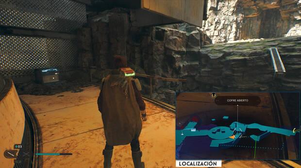 Star Wars Jedi: Survivor - Localización del cofre 50 en Antena del bosque de Koboh