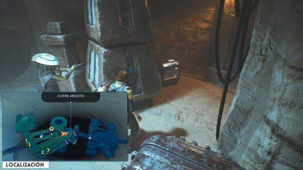 Star Wars Jedi: Survivor - Localización del cofre 15 en Pasadizos del desierto de Jedha
