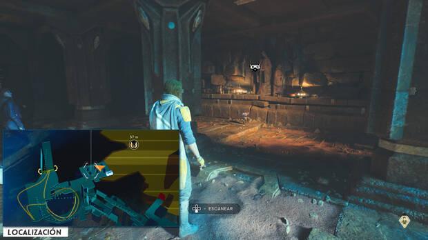 Star Wars Jedi: Survivor - Localización del banco de datos 07 en Salones de Ranvell de Jedha