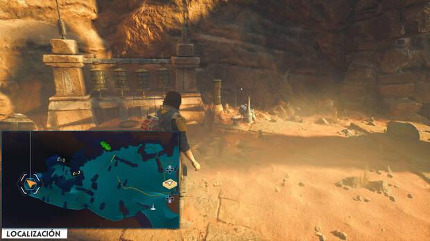 Star Wars Jedi: Survivor - Localización del tesoro 01 en Muros del monasterio de Jedha