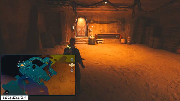 Star Wars Jedi: Survivor - Localización del tesoro 18 en El Archivo de Jedha