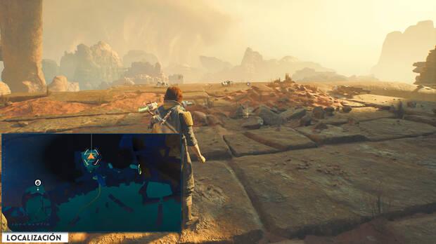 Star Wars Jedi: Survivor - Localización del tesoro 02 en Muros del monasterio de Jedha