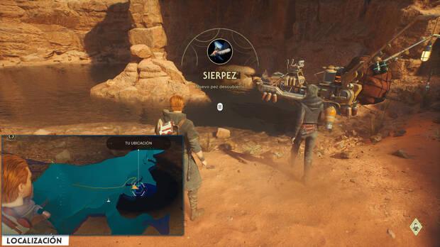 Star Wars Jedi: Survivor - Localización del pez Sierpez