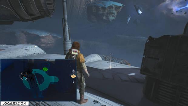 Star Wars Jedi: Survivor - Localización del tesoro 01 en Cubierta de carga de Luna Destrozada