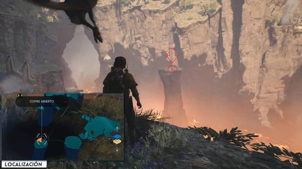 Star Wars Jedi: Survivor - Localización del cofre 72 en Asentamiento devastado de Koboh
