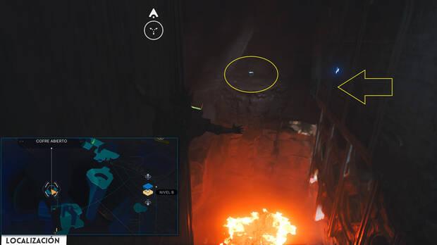 Star Wars Jedi: Survivor - Localización del cofre 74 en Asentamiento devastado de Koboh