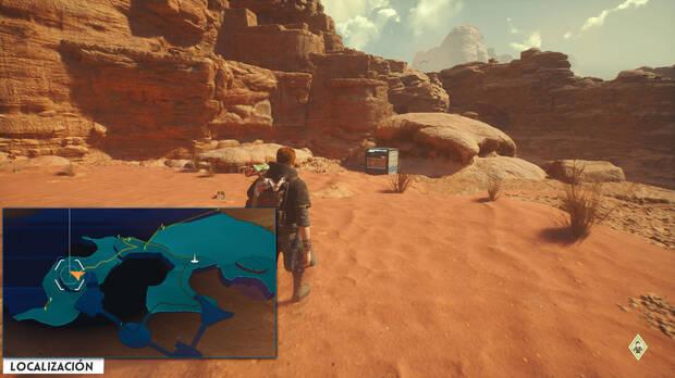 Star Wars Jedi: Survivor - Localización del cofre 18 en Llanuras áridas de Jedha