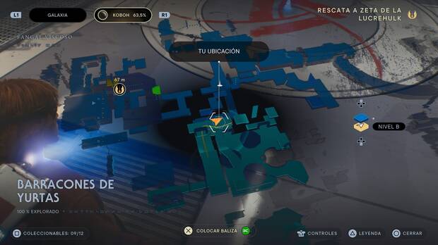 Star Wars Jedi: Survivor - Localización en el mapa del enemigo legendario El Massiff