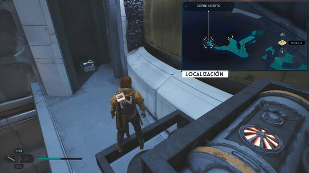 Star Wars Jedi: Survivor - Localización del cofre 04 en Preparación de montajes de Luna Destrozada