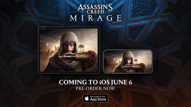 Assassin's Creed Mirage para iOS el 6 de junio confirmado anuncio Ubisoft