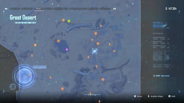 Stellar Blade - Latas en el Gran Desierto: ubicación del cruce donde se puede subir a una azotea para activar los dispositivos de energía