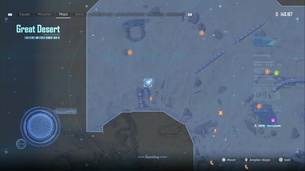 Stellar Blade - Abismo de Levoire: ubicación de los contenedores al norte del HIpertubo donde está el cuerpo con la memoria Resolución del exiliado
