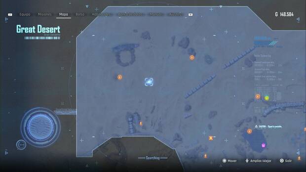 Stellar Blade - Abismo de Levoire: ubicación de las estatuas al oeste del Gran Desierto donde se pueden conseguir las memorias