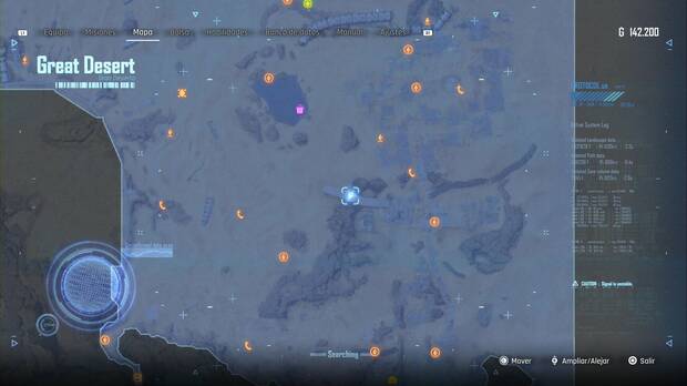 Stellar Blade - Abismo de Levoire: columna que sujeta la autopista de la zona sudeste del Gran Desierto donde se consigue el Ruego del centinela 15