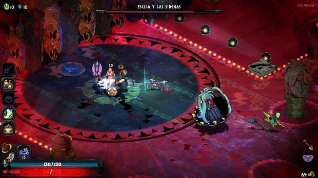 Hades 2 - Jefe Escila y las sirenas: Atacar a Roxy la baterista