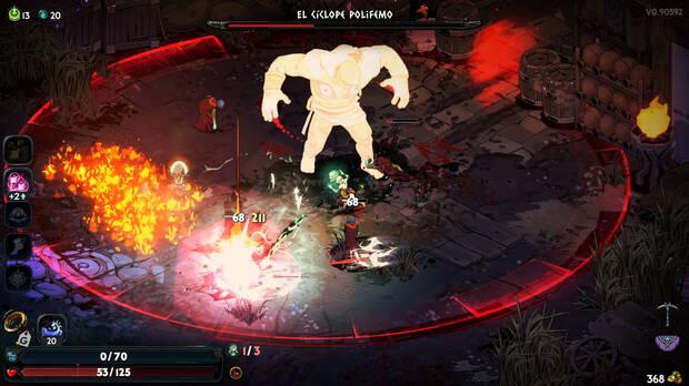 Hades 2 - Jefe Cíclope Polifemo: Ataque con agarre