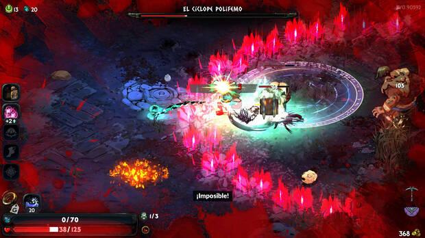 Hades 2 - Jefe Cíclope Polifemo: Pisotón terremoto